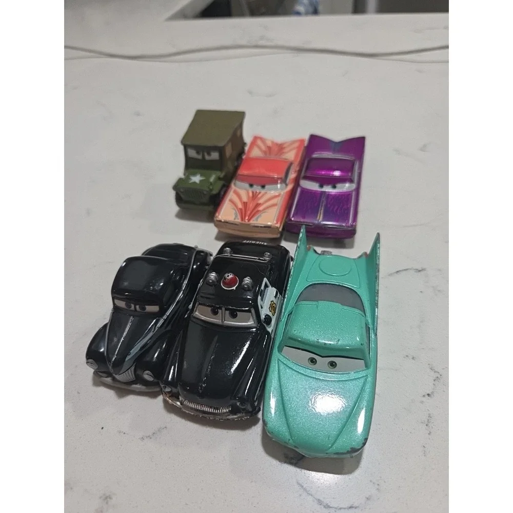 Disney Pixar Cars Diecast Lot Of 6 Classic Cars